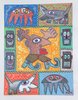 020-l-ami-des-animaux-acrylique-collage-40x30-sur-papier-novembre-2005